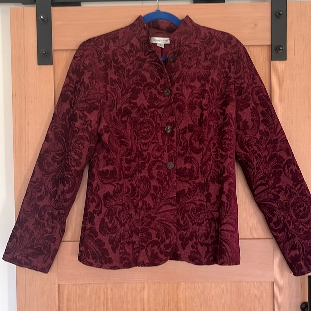 Beautiful maroon dress jacket